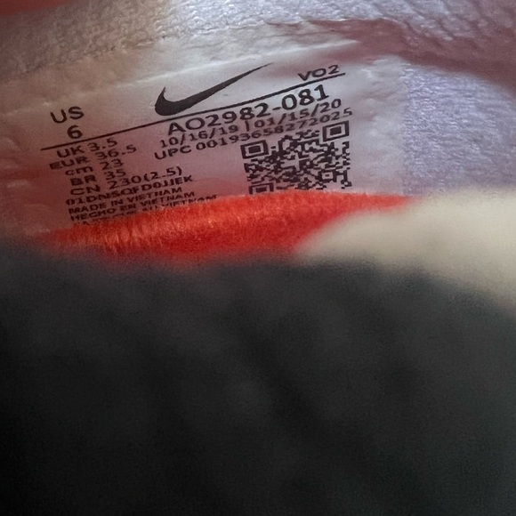 Nike Metcon 5 Orange Black laser Women’s size 6 - Picture 10 of 10